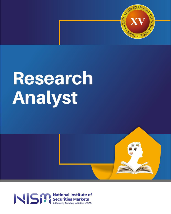 NISM Research Analyst Exam eBook Cover Front cover page of the NISM Research Analyst exam eBook published by Taxmann